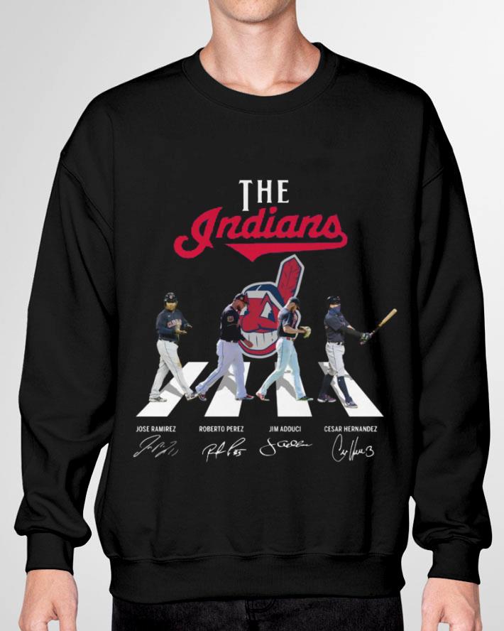 Official Cleveland Indians The Indians Abbey Road Signatures Shirt Cleveland Indians The Indians Abbey Road Signatures Shirt 3 - Official Cleveland Indians The Indians Abbey Road Signatures Shirt