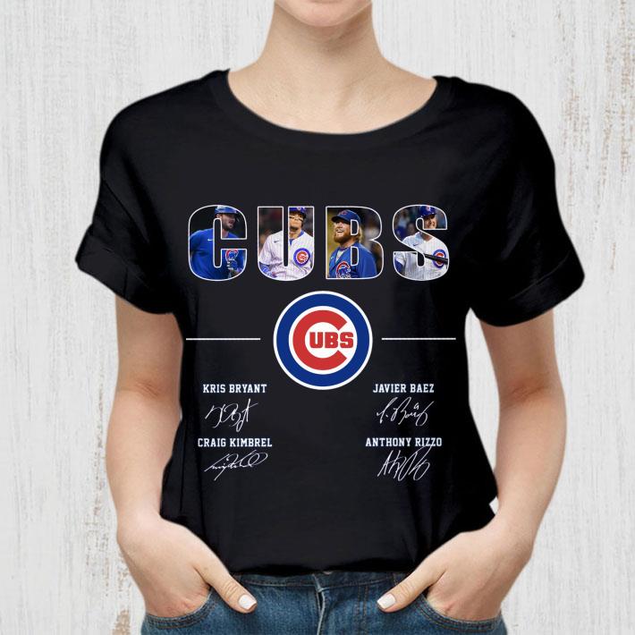 Hot Cubs Kris Bryant Javier Baez Anthony Rizzo Craig Kimbrel Signatures Chicago Cubs Shirt Cubs Kris Bryant Javier Baez Anthony Rizzo Craig Kimbrel Signatures Chicago Cubs Shirt 2 - Hot Cubs Kris Bryant Javier Baez Anthony Rizzo Craig Kimbrel Signatures Chicago Cubs Shirt