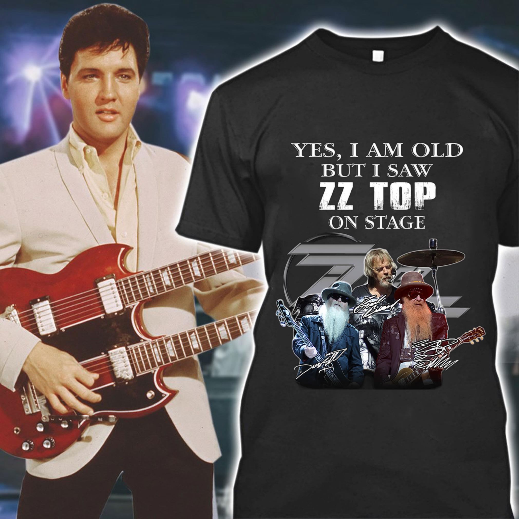 Awesome Dusty Hill Yes i am old but i saw ZZ Top band on stage signatures shirt Dusty Hill Yes i am old but i saw ZZ Top band on stage signatures shirt 1 - Awesome Dusty Hill Yes i am old but i saw ZZ Top band on stage signatures shirt