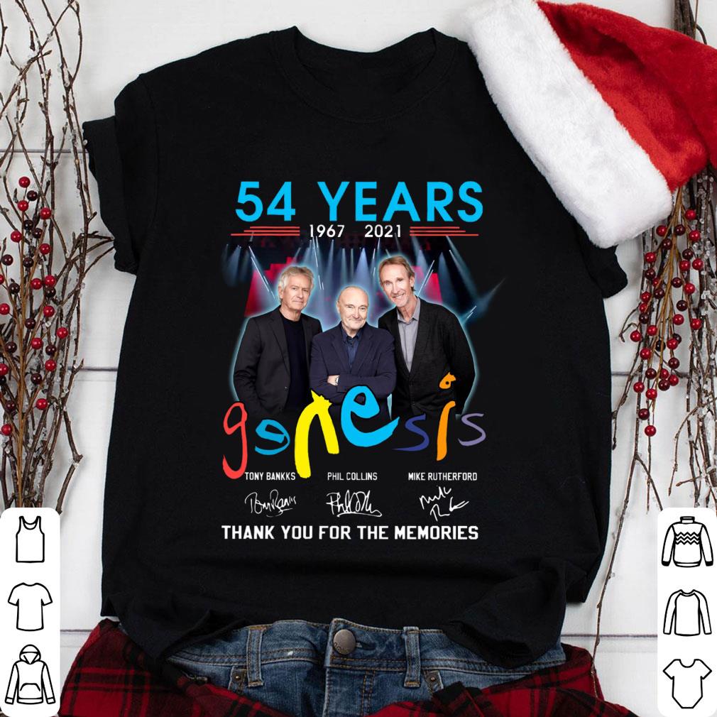 Awesome Genesis band rock members 54 years 1967-2021 signatures thank memories shirt Genesis band rock members 54 years 1967 2021 signatures thank memories shirt 1 - Awesome Genesis band rock members 54 years 1967-2021 signatures thank memories shirt