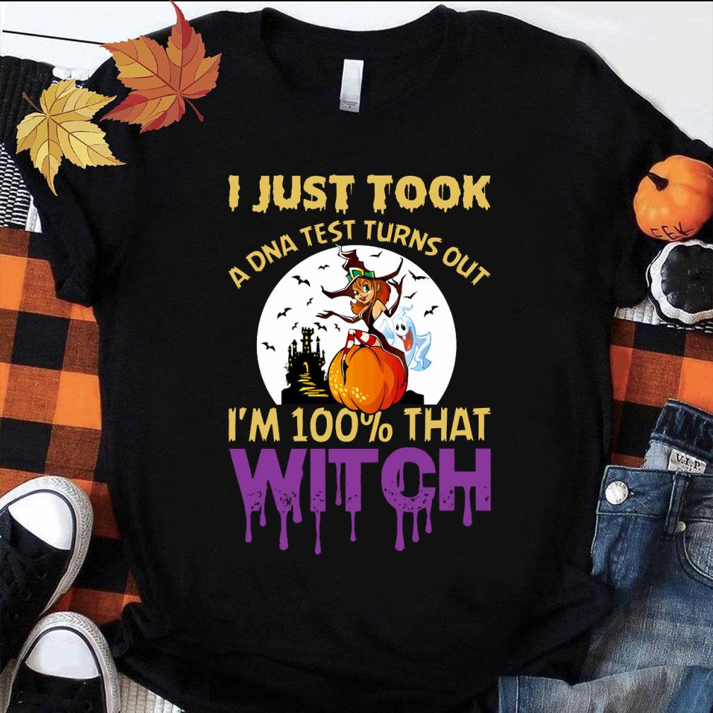 Official Halloween i just took a DNA test turns out i'm 100% that witch shirt Halloween i just took a DNA test turns out i m 100 that witch shirt 1 - Official Halloween i just took a DNA test turns out i'm 100% that witch shirt
