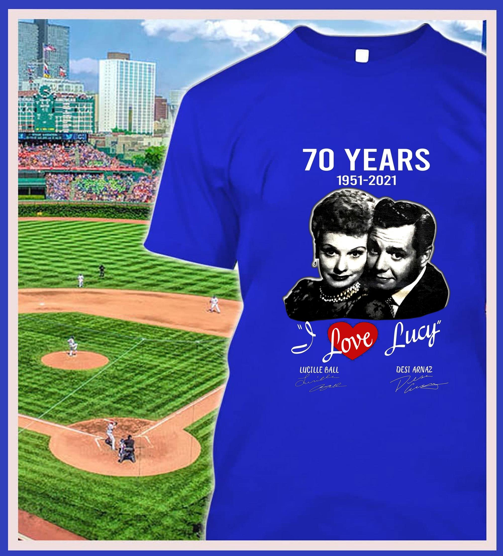Funny I Love Lucy sitcom 70 years 1951-2021 Lucille Ball Desi Arnaz Signatures Shirt I Love Lucy sitcom 70 years 1951 2021 Lucille Ball Desi Arnaz Signatures Shirt 2 - Funny I Love Lucy sitcom 70 years 1951-2021 Lucille Ball Desi Arnaz Signatures Shirt
