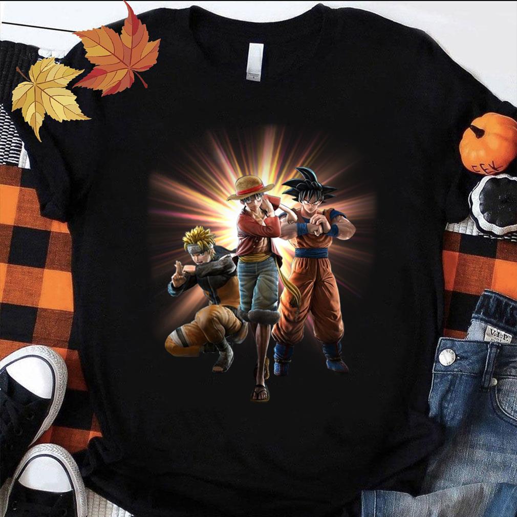 Hot JUMP FORCE Anime Characters Naruto Luffy Son Goku Shirt