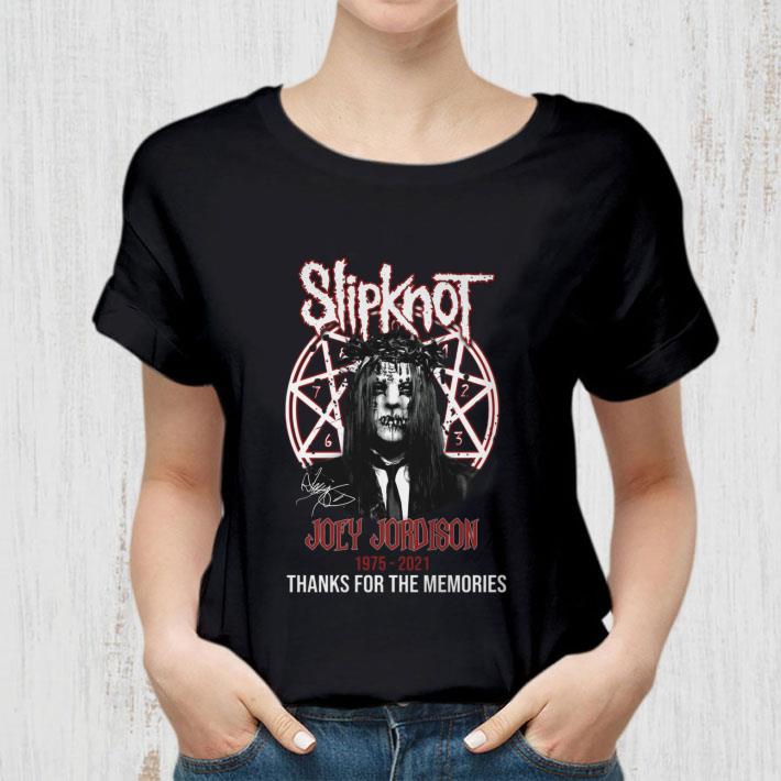 Hot Joey Jordison Slipknot Band Heavy Metal 1975-2021 Signature Thanks For The Memories Shirt Joey Jordison Slipknot Band Heavy Metal 1975 2021 Signature Thanks For The Memories Shirt 2 - Hot Joey Jordison Slipknot Band Heavy Metal 1975-2021 Signature Thanks For The Memories Shirt