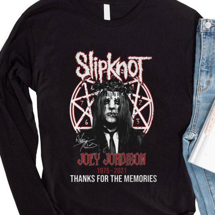 Hot Joey Jordison Slipknot Band Heavy Metal 1975-2021 Signature Thanks For The Memories Shirt Joey Jordison Slipknot Band Heavy Metal 1975 2021 Signature Thanks For The Memories Shirt 4 - Hot Joey Jordison Slipknot Band Heavy Metal 1975-2021 Signature Thanks For The Memories Shirt