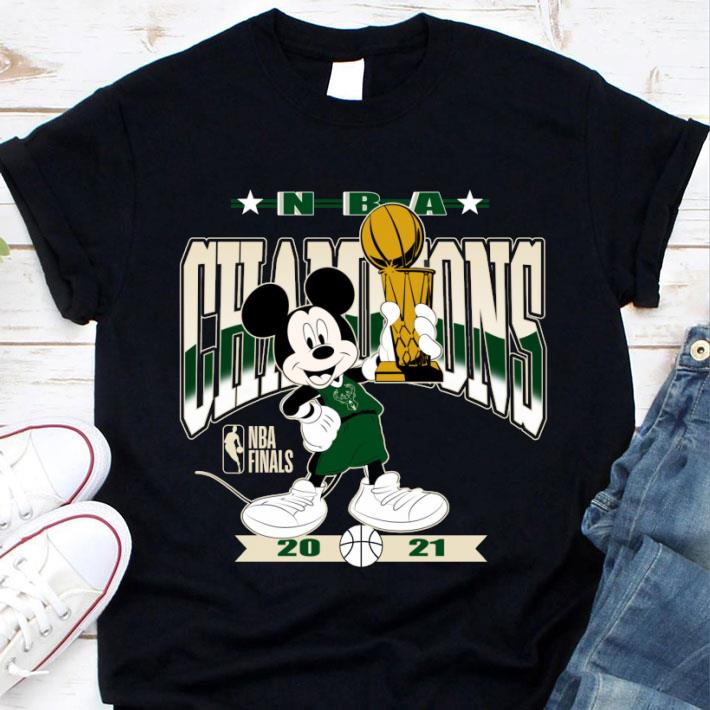 Premium Mickey Mouse 2021 NBA Finals Champions Milwaukee Bucks Shirt Mickey Mouse 2021 NBA Finals Champions Milwaukee Bucks Shirt 1 - Premium Mickey Mouse 2021 NBA Finals Champions Milwaukee Bucks Shirt