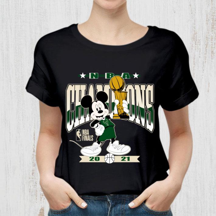 Premium Mickey Mouse 2021 NBA Finals Champions Milwaukee Bucks Shirt Mickey Mouse 2021 NBA Finals Champions Milwaukee Bucks Shirt 2 - Premium Mickey Mouse 2021 NBA Finals Champions Milwaukee Bucks Shirt