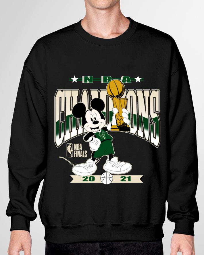Premium Mickey Mouse 2021 NBA Finals Champions Milwaukee Bucks Shirt Mickey Mouse 2021 NBA Finals Champions Milwaukee Bucks Shirt 3 - Premium Mickey Mouse 2021 NBA Finals Champions Milwaukee Bucks Shirt