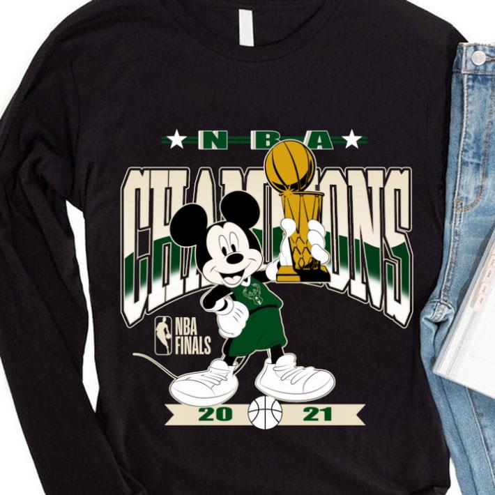 Premium Mickey Mouse 2021 NBA Finals Champions Milwaukee Bucks Shirt Mickey Mouse 2021 NBA Finals Champions Milwaukee Bucks Shirt 4 - Premium Mickey Mouse 2021 NBA Finals Champions Milwaukee Bucks Shirt