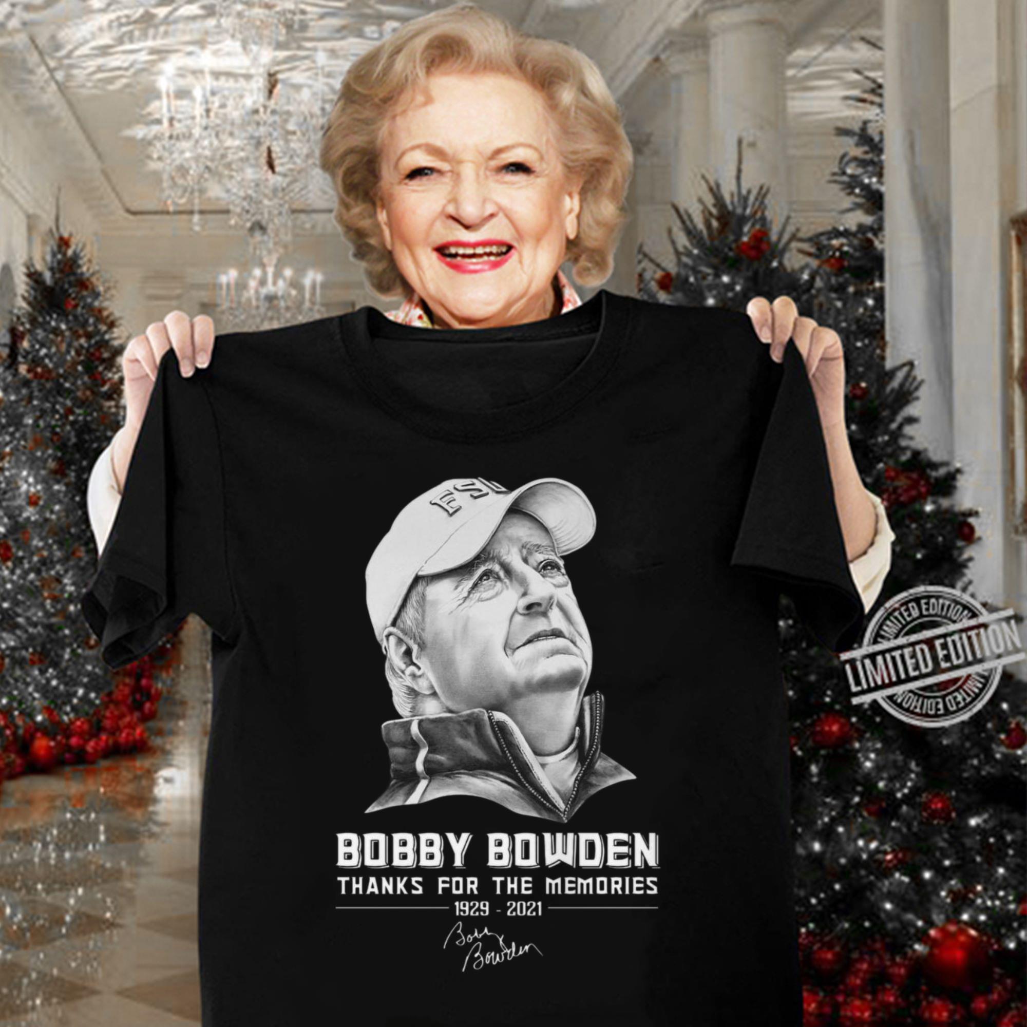 Premium Rest In Peace Legend Bobby Bowden 1929-2021 Coach Florida State Seminoles Signature Shirt Rest In Peace Legend Bobby Bowden 1929 2021 Coach Florida State Seminoles Signature Shirt 3 - Premium Rest In Peace Legend Bobby Bowden 1929-2021 Coach Florida State Seminoles Signature Shirt