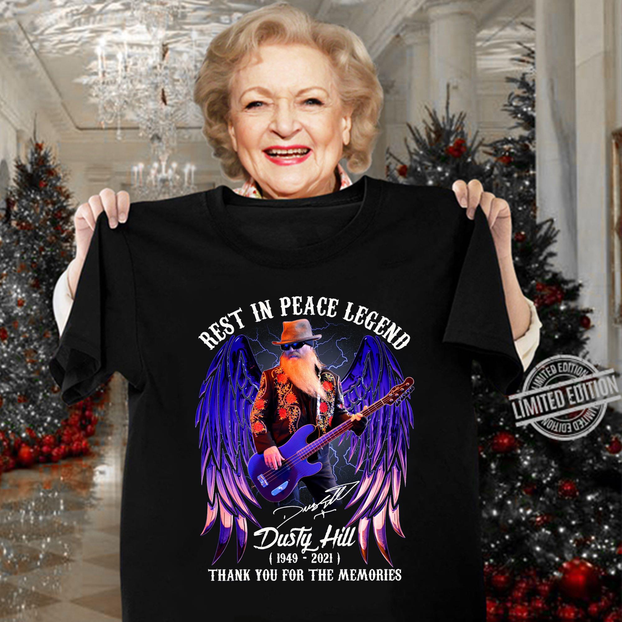 Best Rest In Peace Legend Dusty Hill 1949-2021 signature thank you for the memories shirt Rest In Peace Legend Dusty Hill 1949 2021 signature thank you for the memories shirt 3 - Best Rest In Peace Legend Dusty Hill 1949-2021 signature thank you for the memories shirt