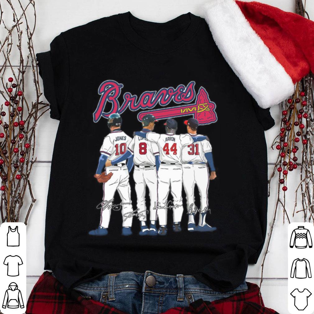Funny Team MLB Atlanta Braves Signatures Shirt