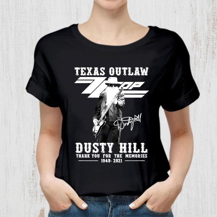 Awesome Texas Outlaw ZZ Top Band Dusty Hill Signature Thank You For The Memories 1949-2021 Shirt Texas Outlaw ZZ Top Band Dusty Hill Signature Thank You For The Memories 1949 2021 Shirt 2 - Awesome Texas Outlaw ZZ Top Band Dusty Hill Signature Thank You For The Memories 1949-2021 Shirt