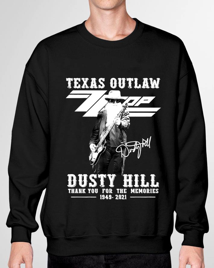 Awesome Texas Outlaw ZZ Top Band Dusty Hill Signature Thank You For The Memories 1949-2021 Shirt Texas Outlaw ZZ Top Band Dusty Hill Signature Thank You For The Memories 1949 2021 Shirt 3 - Awesome Texas Outlaw ZZ Top Band Dusty Hill Signature Thank You For The Memories 1949-2021 Shirt