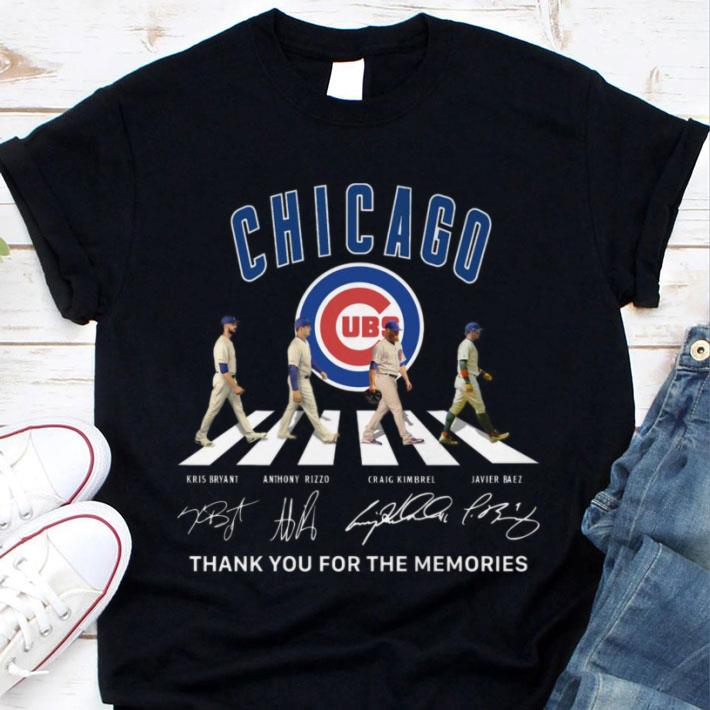 Premium Thank Memories Chicago Cubs Abbey Road Signatures Shirt Thank Memories Chicago Cubs Abbey Road Signatures Shirt 1 - Premium Thank Memories Chicago Cubs Abbey Road Signatures Shirt