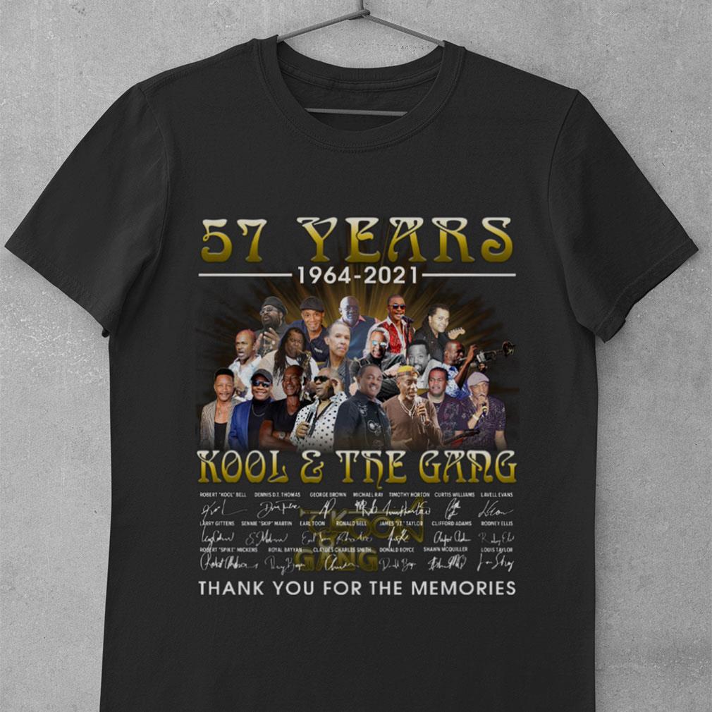Original Thank Memories Kool and The Gang 57 years 1964-2021 Signatures Shirt Thank Memories Kool and The Gang 57 years 1964 2021 Signatures Shirt 1 - Original Thank Memories Kool and The Gang 57 years 1964-2021 Signatures Shirt
