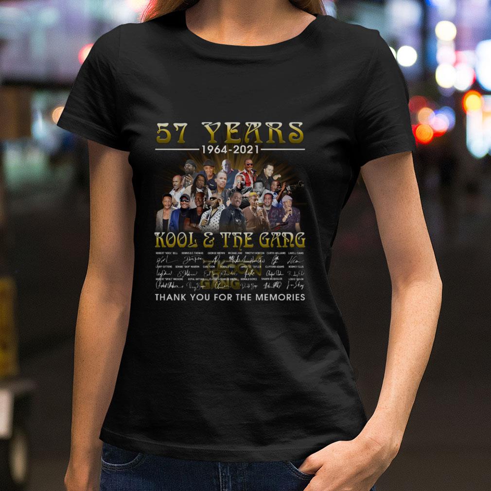 Original Thank Memories Kool and The Gang 57 years 1964-2021 Signatures Shirt Thank Memories Kool and The Gang 57 years 1964 2021 Signatures Shirt 2 - Original Thank Memories Kool and The Gang 57 years 1964-2021 Signatures Shirt