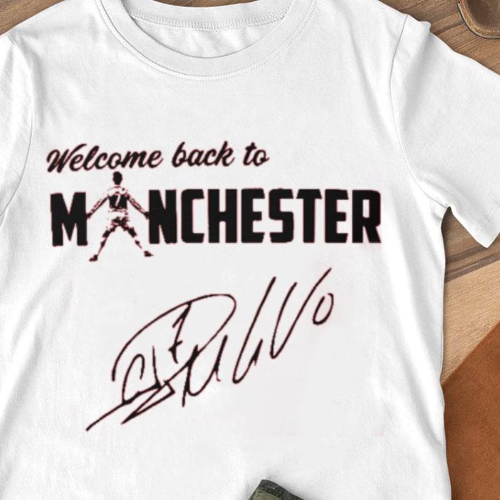 Hot Welcome Back To Manchester United CR7 Cristiano Ronaldo Signature Shirt