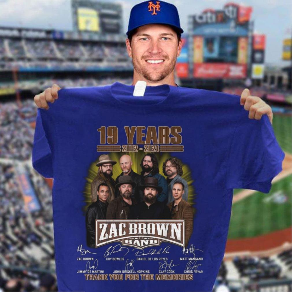 Hot Zac Brown Band 19 years 2002-2021 signatures thank you for the memories shirt Zac Brown Band 19 years 2002 2021 signatures thank you for the memories shirt 3 - Hot Zac Brown Band 19 years 2002-2021 signatures thank you for the memories shirt