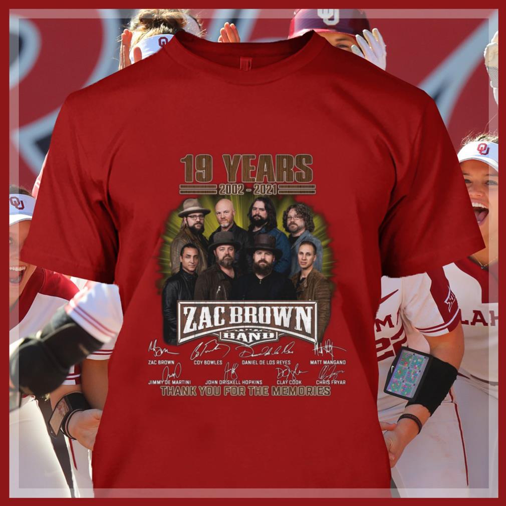 Hot Zac Brown Band 19 years 2002-2021 signatures thank you for the memories shirt Zac Brown Band 19 years 2002 2021 signatures thank you for the memories shirt 4 - Hot Zac Brown Band 19 years 2002-2021 signatures thank you for the memories shirt