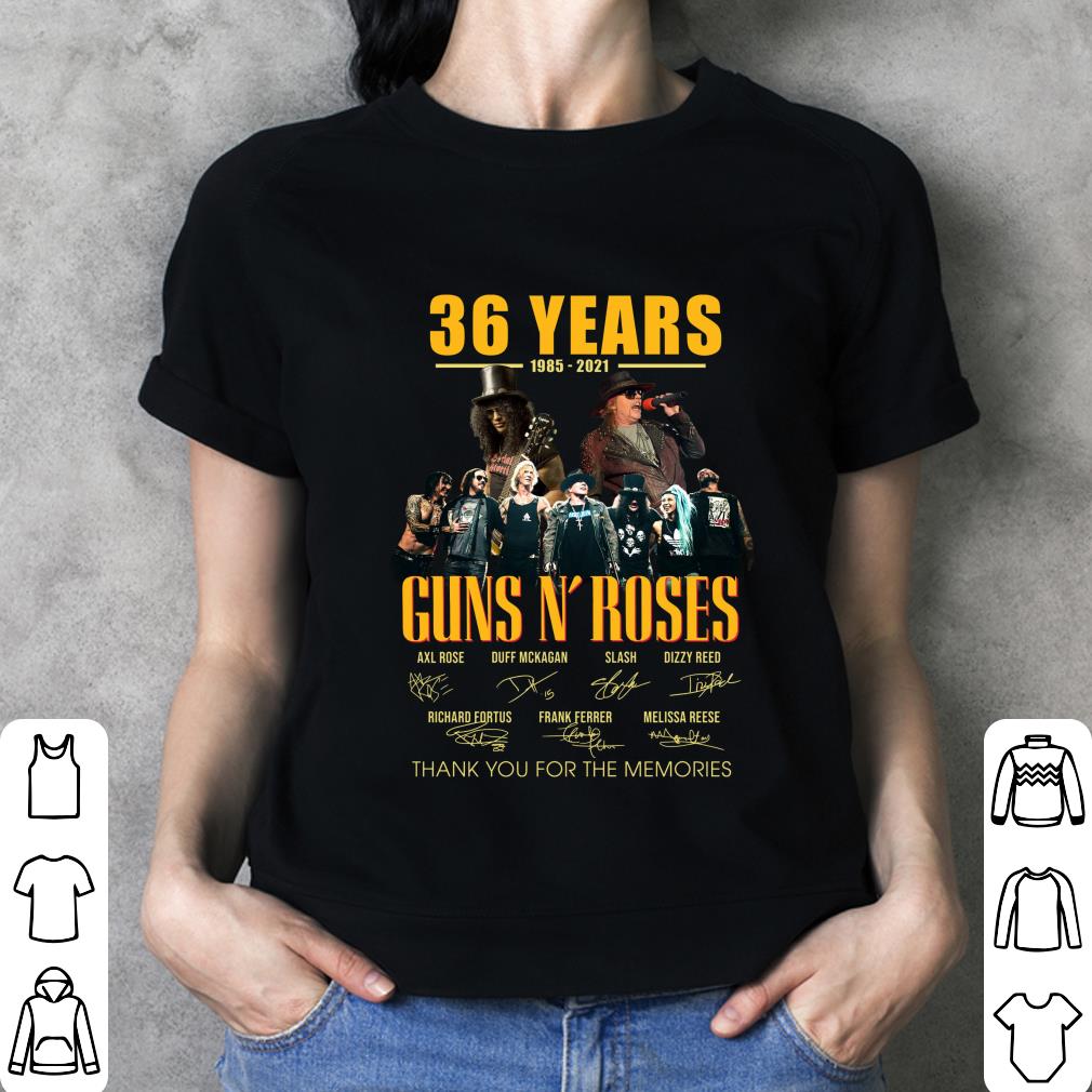Funny 36 Years Guns N Roses Thank You For The Memories Axl Rose Slash Signatures Shirt 36 Years Guns N Roses Thank You For The Memories Axl Rose Slash Signatures Shirt 3 - Funny 36 Years Guns N Roses Thank You For The Memories Axl Rose Slash Signatures Shirt