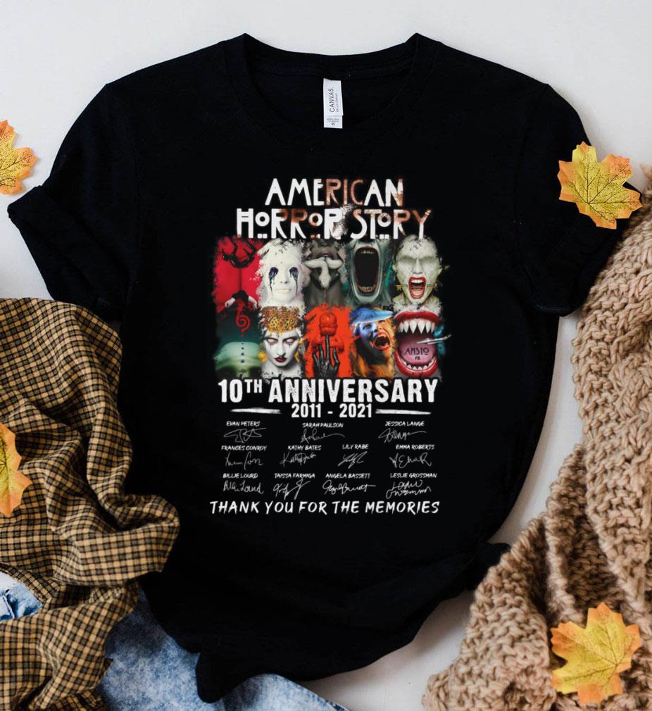 Official American Horror Story Season 10 Double Feature 10th anniversary 2011-2021 signatures shirt American Horror Story Season 10 Double Feature 10th anniversary 2011 2021 signatures shirt 2 - Official American Horror Story Season 10 Double Feature 10th anniversary 2011-2021 signatures shirt