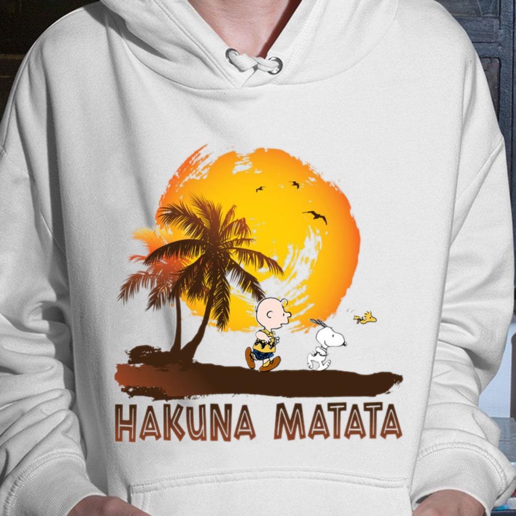 Original Charlie Brown Snoopy Woodstock Hakuna Matata The Lion King Shirt Charlie Brown Snoopy Woodstock Hakuna Matata The Lion King Shirt 3 - Original Charlie Brown Snoopy Woodstock Hakuna Matata The Lion King Shirt