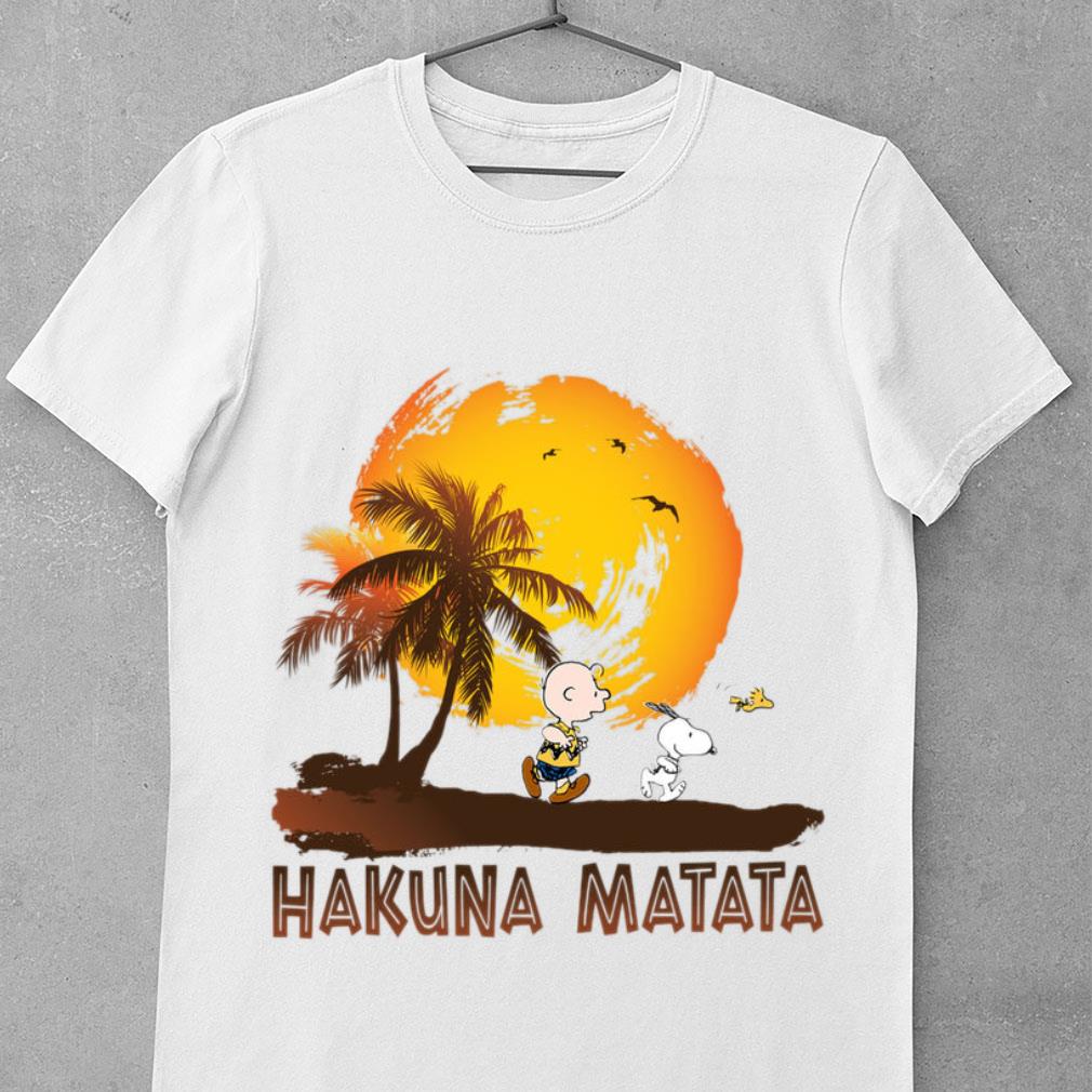 Original Charlie Brown Snoopy Woodstock Hakuna Matata The Lion King Shirt Charlie Brown Snoopy Woodstock Hakuna Matata The Lion King Shirt 4 - Original Charlie Brown Snoopy Woodstock Hakuna Matata The Lion King Shirt