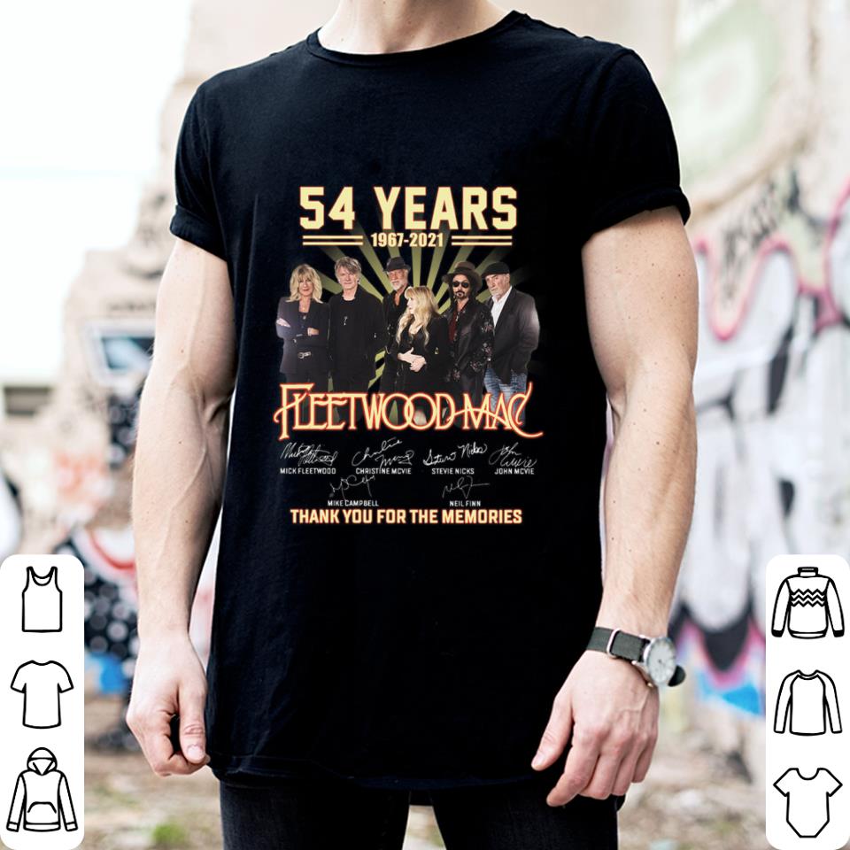 Awesome Fleetwood Mac Band 54 Years 1967-2021 Thank You For The Memories Signatures Shirt Fleetwood Mac Band 54 Years 1967 2021 Thank You For The Memories Signatures Shirt 2 - Awesome Fleetwood Mac Band 54 Years 1967-2021 Thank You For The Memories Signatures Shirt