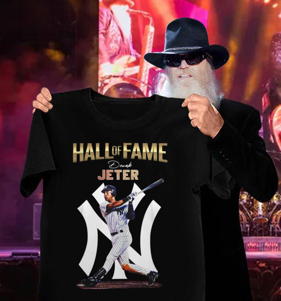 Official Hall Of Fame Derek Jeter New York Yankees Signature Shirt Hall Of Fame Derek Jeter New York Yankees Signature Shirt 3 - Official Hall Of Fame Derek Jeter New York Yankees Signature Shirt