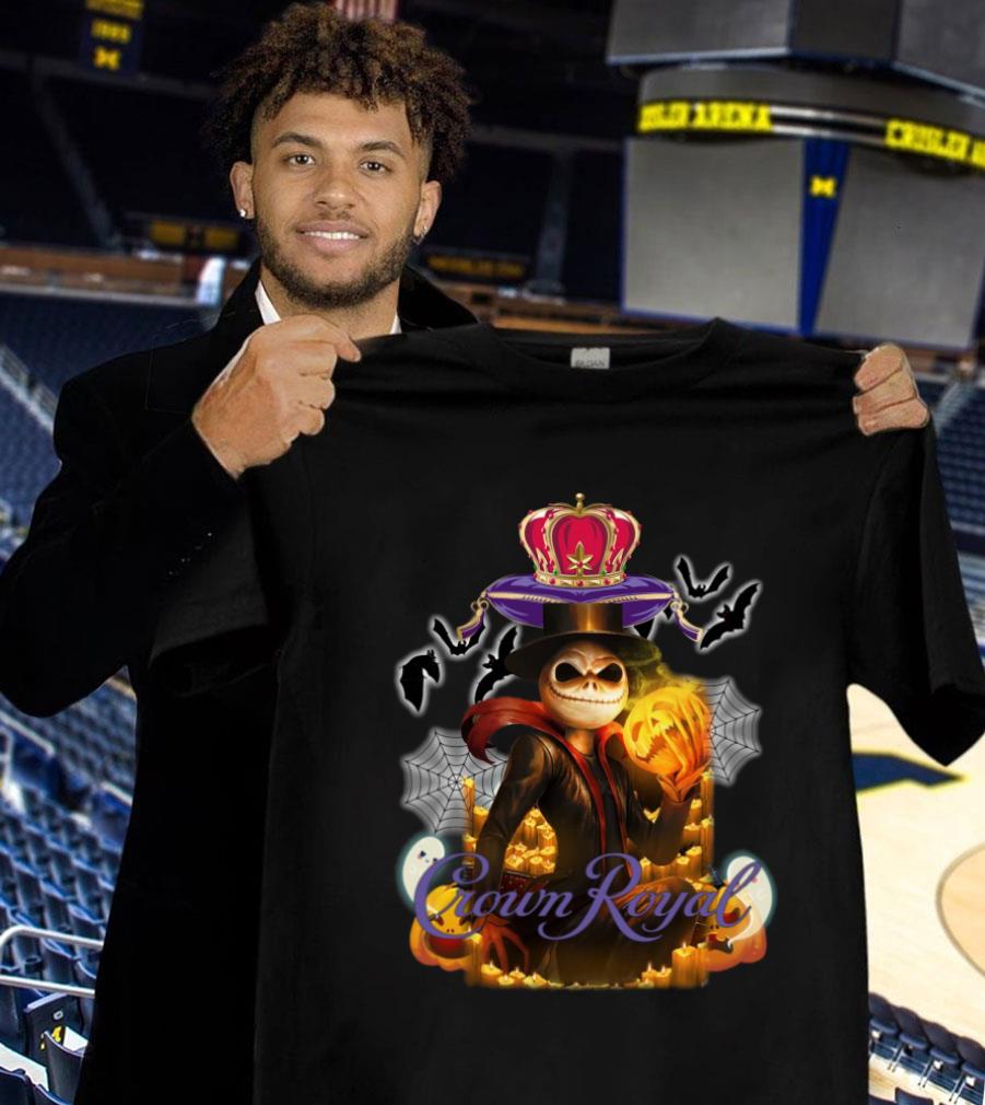 Best Halloween Jack Skellington Mashup Crown Royal Shirt