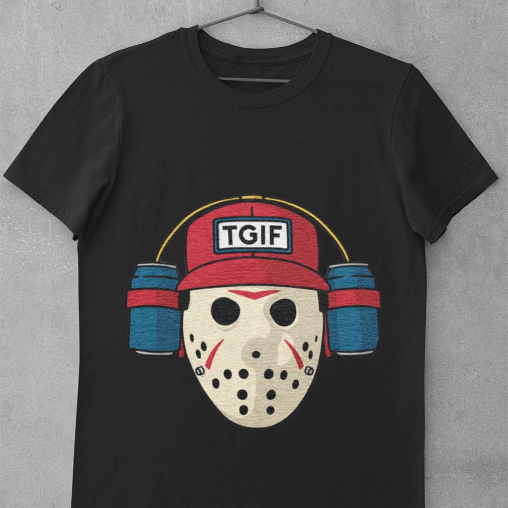 Official Halloween Jason Voorhees TGIF friday Shirt Halloween Jason Voorhees TGIF friday Shirt 1 - Official Halloween Jason Voorhees TGIF friday Shirt