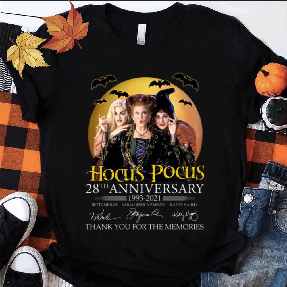 Hot Hocus Pocus 28th Anniversary 1993-2021 Signed Thank You For The Memories Shirt, Bette Midler, Sarah Jessica Parker Kathy Najimy Hocus Pocus 28th Anniversary 1993 2021 Signed Thank You For The Memories Shirt Bette Midler Sarah Jessica Parker Kathy Najimy 1 - Hot Hocus Pocus 28th Anniversary 1993-2021 Signed Thank You For The Memories Shirt, Bette Midler, Sarah Jessica Parker Kathy Najimy