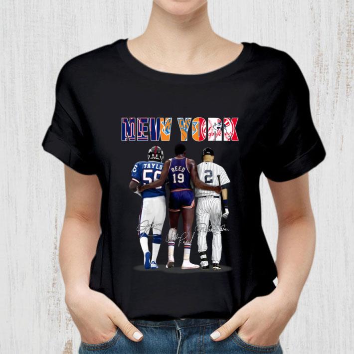 Premium New York Sports Teams New York Giants New York Yankees New York Knicks Signatures Shirt New York Sports Teams New York Giants New York Yankees New York Knicks Signatures Shirt 2 - Premium New York Sports Teams New York Giants New York Yankees New York Knicks Signatures Shirt
