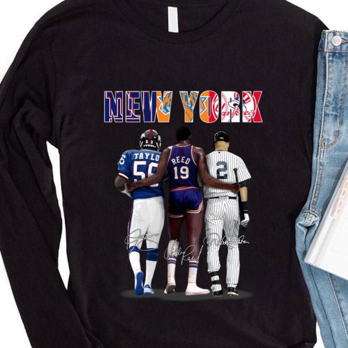 Premium New York Sports Teams New York Giants New York Yankees New York Knicks Signatures Shirt New York Sports Teams New York Giants New York Yankees New York Knicks Signatures Shirt 4 - Premium New York Sports Teams New York Giants New York Yankees New York Knicks Signatures Shirt