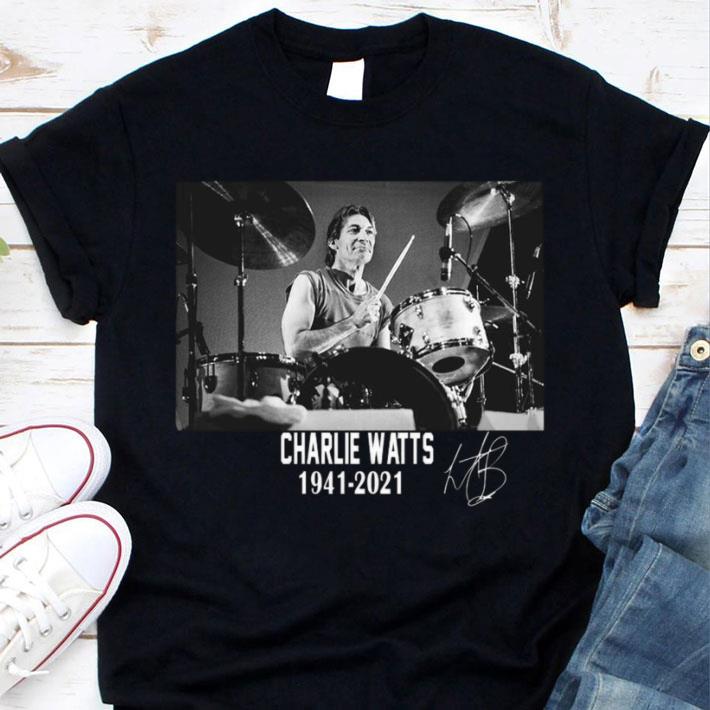 Awesome R.I.P Charlie Watts AWESOME Drummer Tribute to the Legends Top Shirt