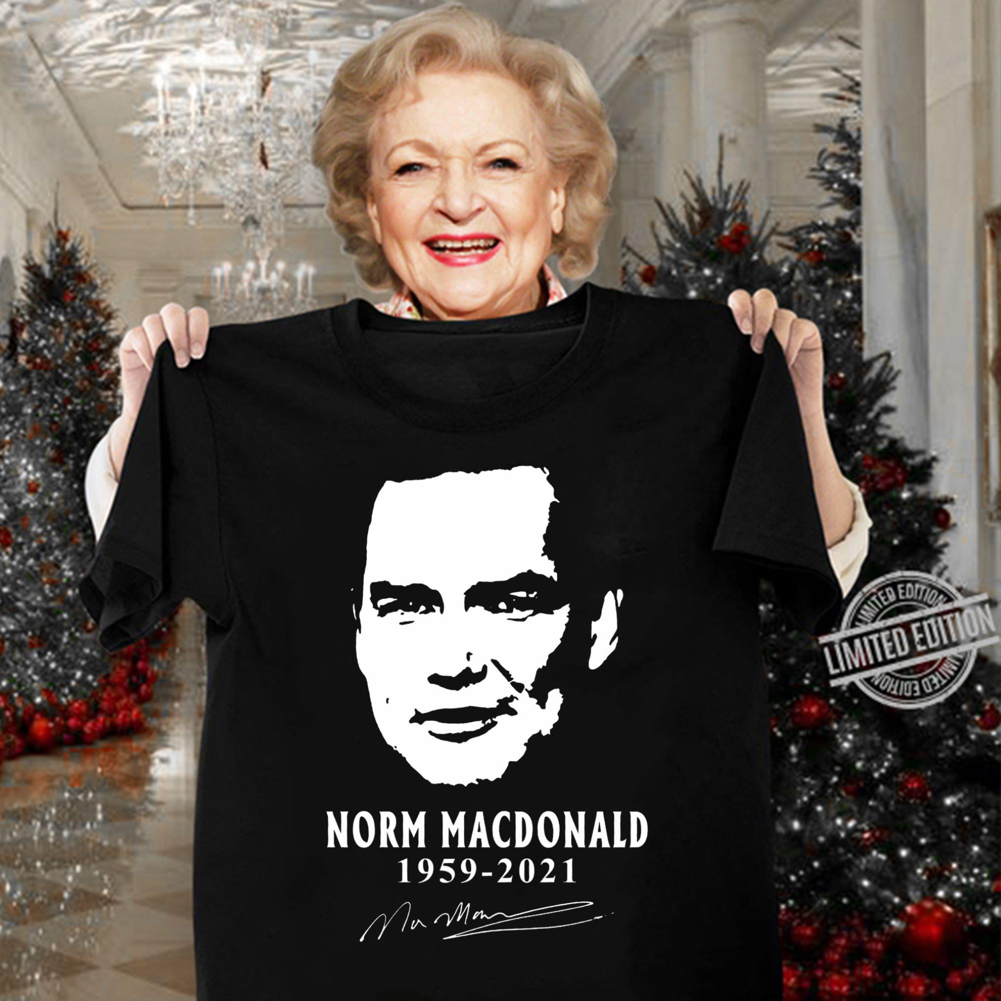 Official Rest In Peace Norm Macdonald 1959-2021 Signature Shirt Rest In Peace Norm Macdonald 1959 2021 Signature Shirt 3 - Official Rest In Peace Norm Macdonald 1959-2021 Signature Shirt