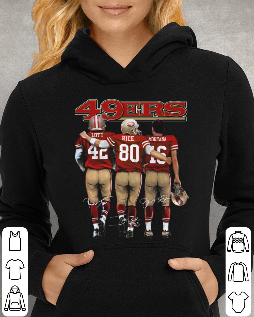 Official San Francisco 49ers Legend Players Signatures Shirt, Ronnie Lott, Jerry Rice, Joe Montana San Francisco 49ers Legend Players Signatures Shirt Ronnie Lott Jerry Rice Joe Montana 4 - Official San Francisco 49ers Legend Players Signatures Shirt, Ronnie Lott, Jerry Rice, Joe Montana