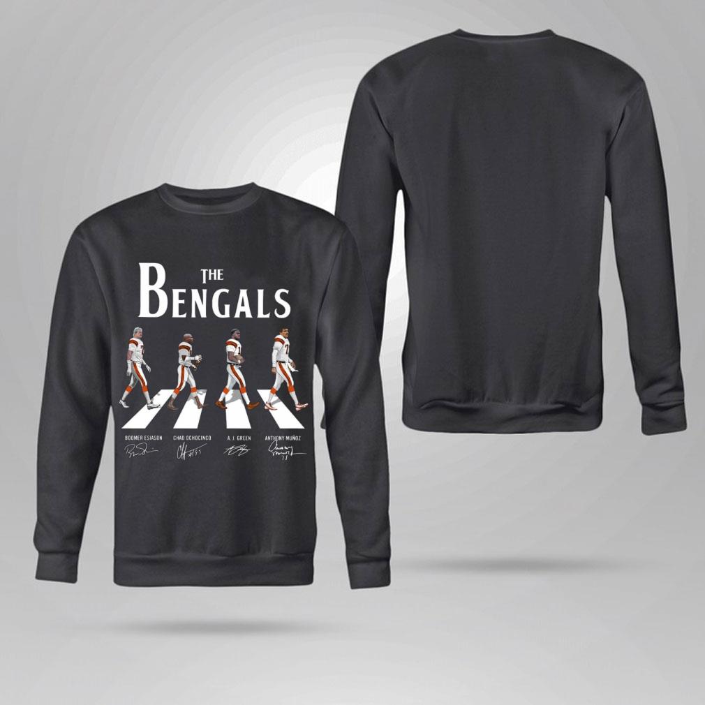 Original The Bengals Abbey Road Cincinnati Bengals Signatures Shirt The Bengals Abbey Road Cincinnati Bengals Signatures Shirt 4 - Original The Bengals Abbey Road Cincinnati Bengals Signatures Shirt