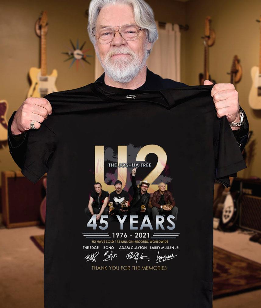 Official The Joshua Tree 45 years 1976-2021 U2 Have Sold 175 Million Records Worldwide Thank You For The Memories Signatures Shirt, The Edge, Bono, Adam Clayton, Larry Mullen Jr The Joshua Tree 45 years 1976 2021 U2 Have Sold 175 Million Records Worldwide Thank You For The Memories Signatures Shirt The Edge Bono Adam Clayton Larry Mullen Jr 3 - Official The Joshua Tree 45 years 1976-2021 U2 Have Sold 175 Million Records Worldwide Thank You For The Memories Signatures Shirt, The Edge, Bono, Adam Clayton, Larry Mullen Jr