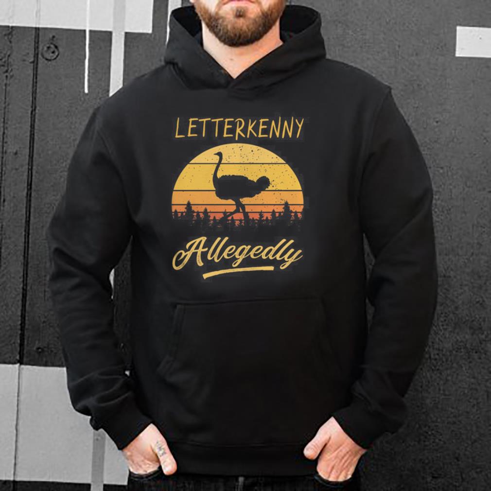 Letterkenny Allegedly Ostrich retro vintage sunset shirt 4 - Letterkenny Allegedly Ostrich retro vintage sunset shirt