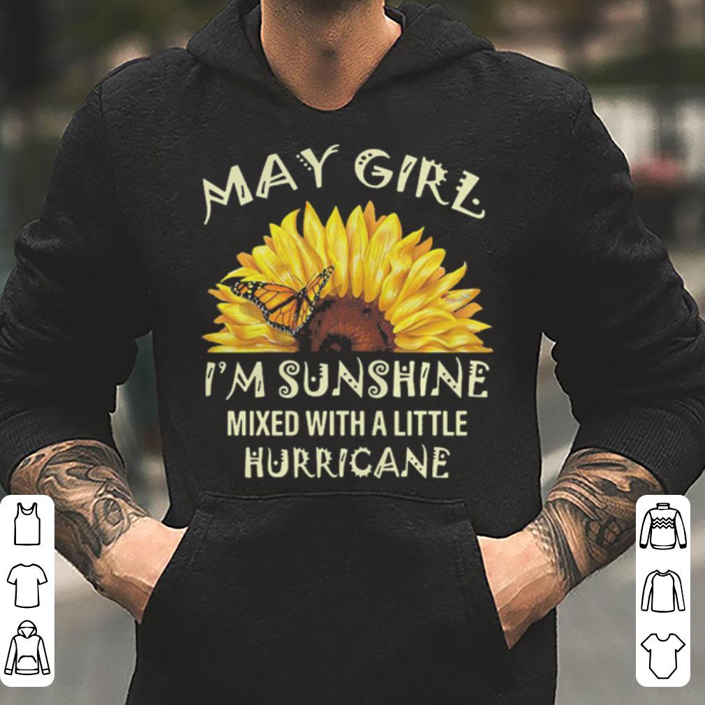 May Girls Are Sunshine Mixed Hurricane Sunflower shirt 4 - May Girls Are Sunshine Mixed Hurricane Sunflower shirt