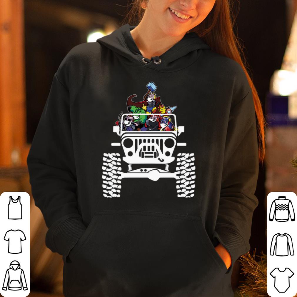 Unicorns in the Jeep Avengers Endgame shirt 4 - Unicorns in the Jeep Avengers Endgame shirt