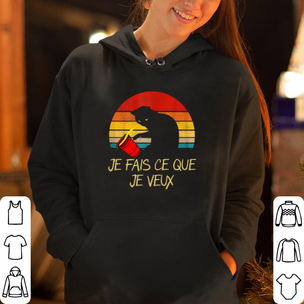 Cat Je fais ce que je veux shirt 4 - Cat Je fais ce que je veux shirt