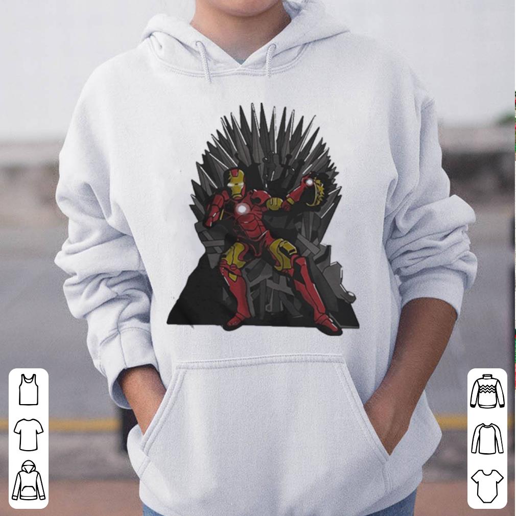 Game Of Thrones Iron Man Avengers Tony Stark Sitting On Iron Throne shirt 4 - Game Of Thrones Iron Man Avengers Tony Stark Sitting On Iron Throne shirt