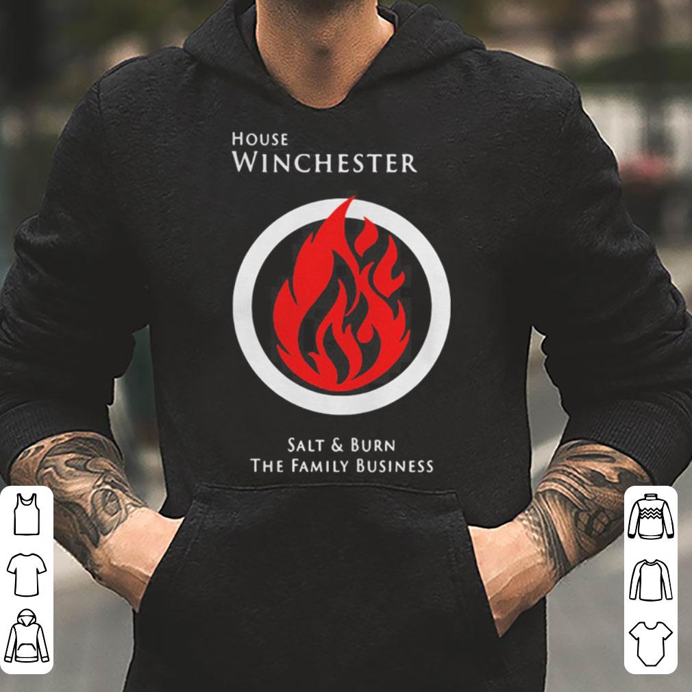 House winchester salt and burn the family business shirt 4 - House winchester salt and burn the family business shirt