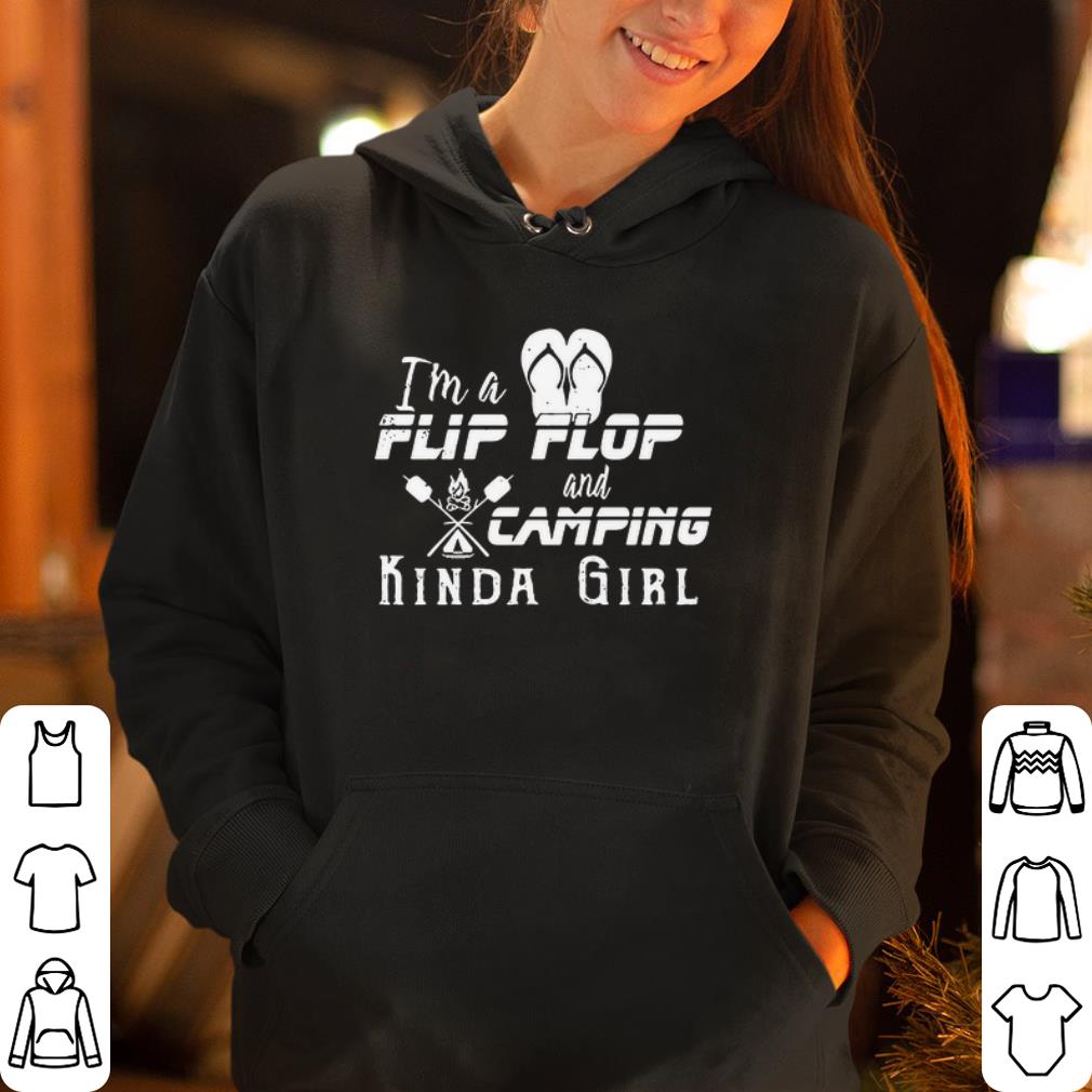 I m a Flip Flop and camping kinda girl shirt 4 - I’m a Flip Flop and camping kinda girl shirt