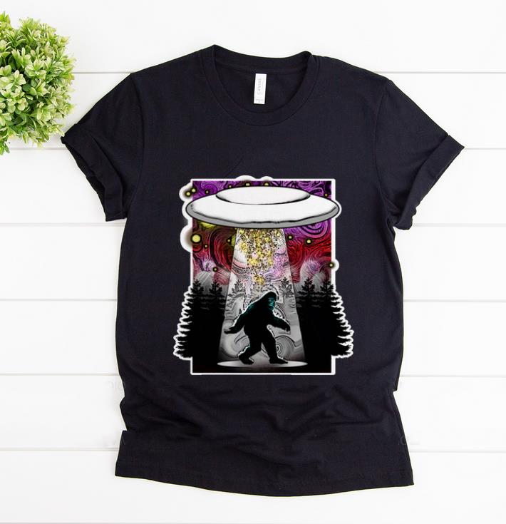 Awesome Extraterrestrial Flying Saucer Sasquatch Abduction shirt 1 - Awesome Extraterrestrial Flying Saucer Sasquatch Abduction shirt