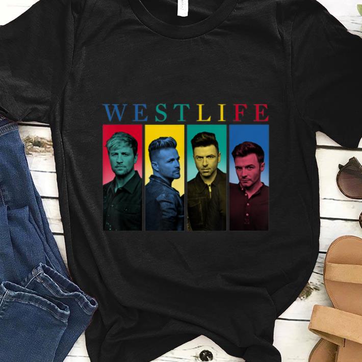 Official Westlife Colour Heads shirt 1 - Official Westlife Colour Heads shirt