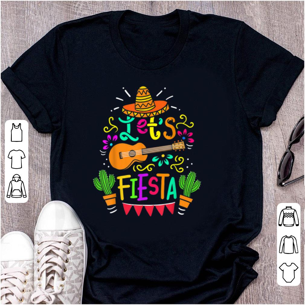 Original Cinco De Mayo Let s Fiesta Guitar Cactus shirt 1 - Original Cinco De Mayo Let's Fiesta Guitar Cactus shirt